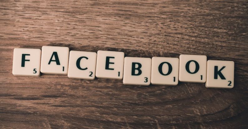 Social Media Branding - White Facebook Scramble Pieces